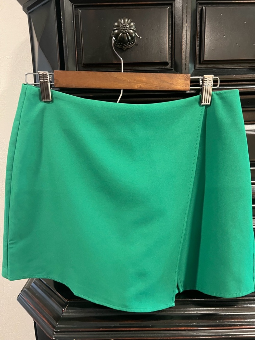 Emerald Green A-Line Skort